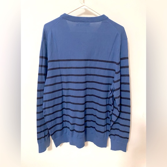 Blue Nautica V-Neck Sweater - Picture 5 of 6